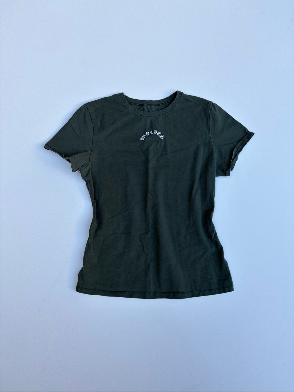 Darc Sport Olive Green 'Wolves' Short Sleeve Tee